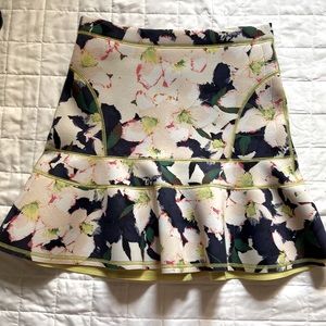 NWT J Crew Scuba Surf Skirt Core Floral Neoprene size 4